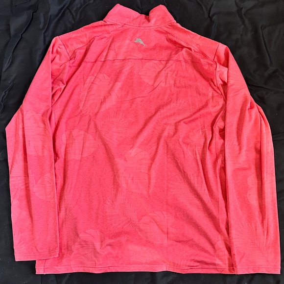 TOMMY BAHAMA DELRAY FROND LIGHTWEIGHT PULLOVER HALF ZIP $128 - Picture 6 of 7